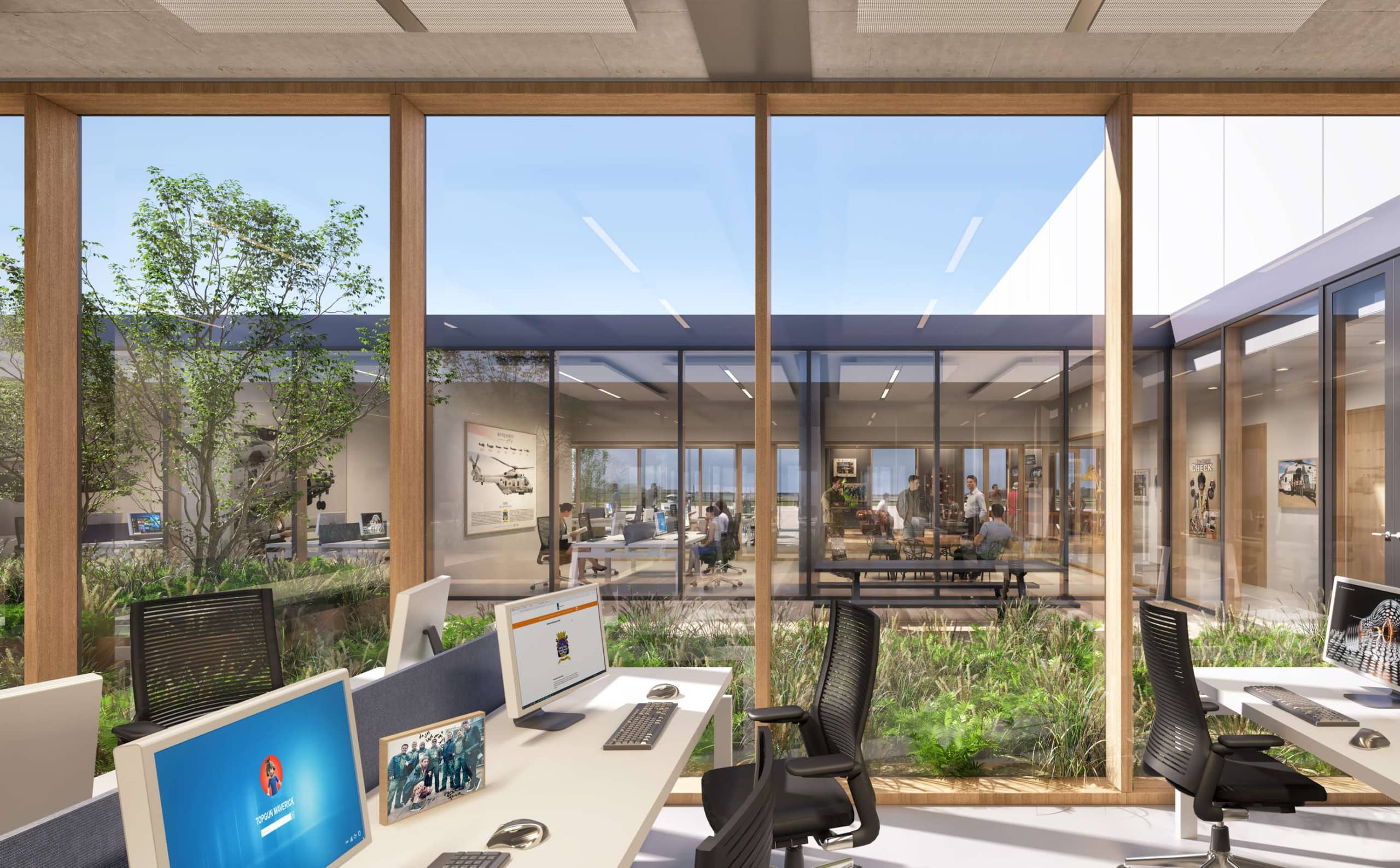 Impressie van nieuw squadrongebouw in Den Helder