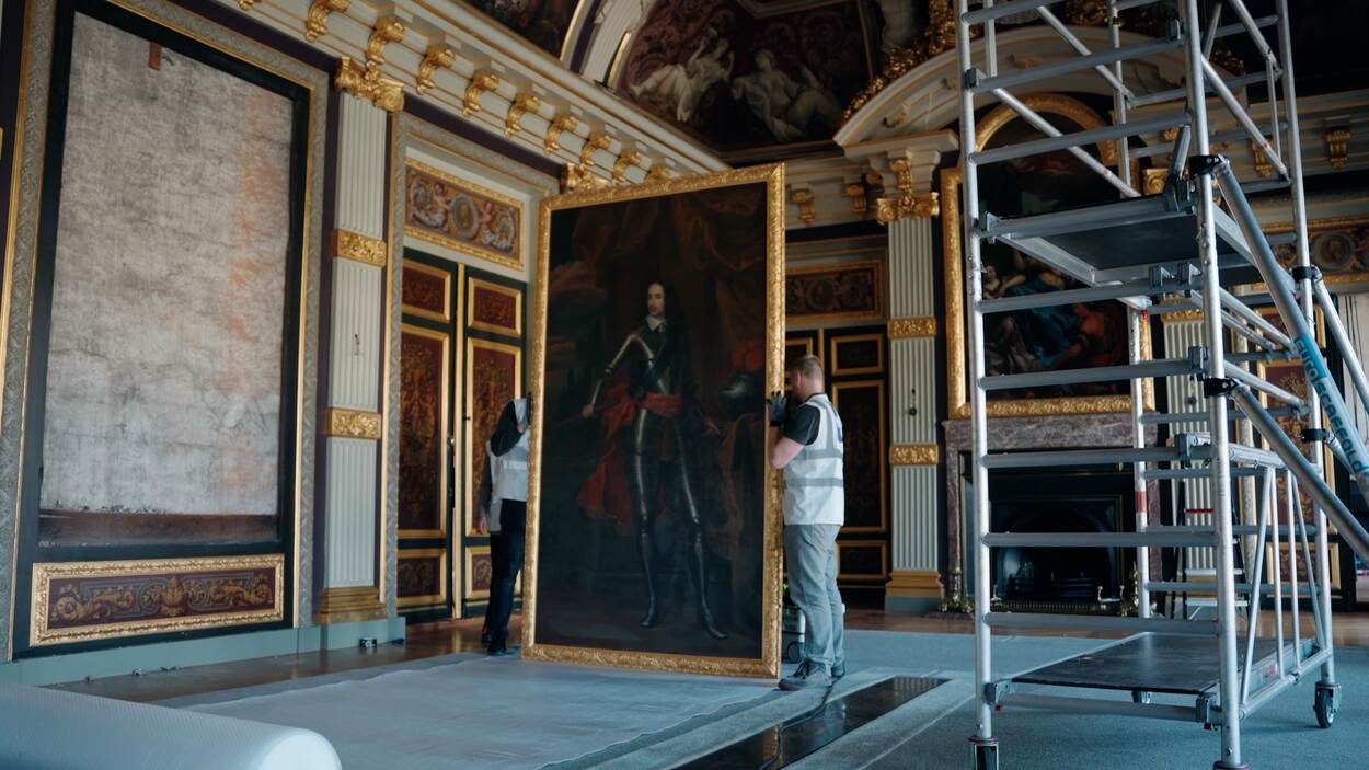 Art handling Trêveszaal Binnenhof