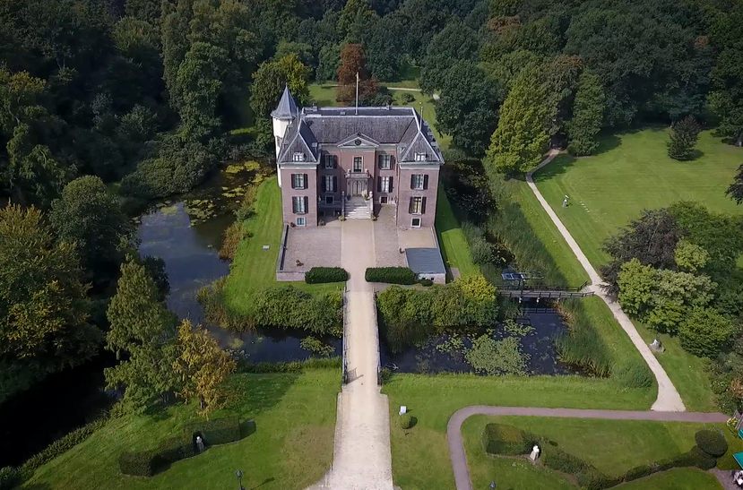 Luchtfoto museum Huis Doorn