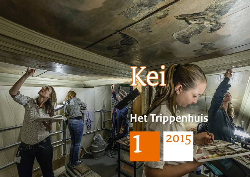 Coverfoto Kei, magazine van het Rijksvastgoedbedrijf. 01: Trippenhuis