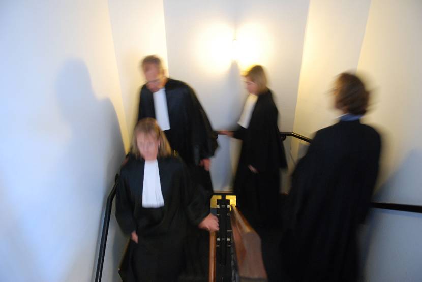 rechters op de trap