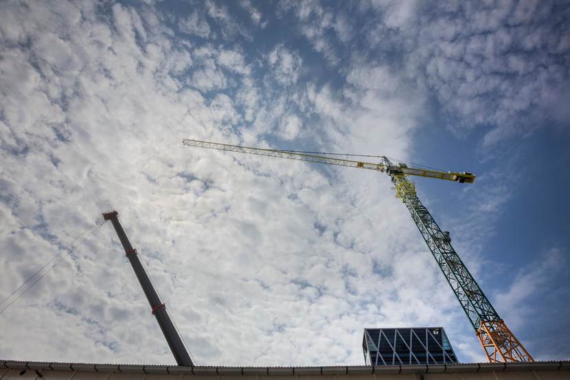 Bouw EMA aan de Zuidas in Amsterdam