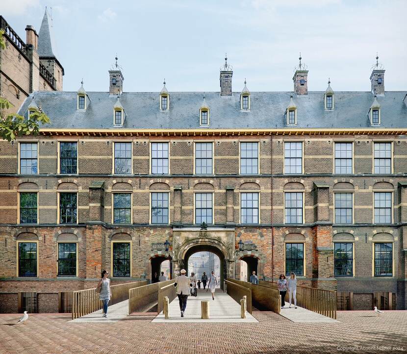 Impressie nieuw ontwerp Buitenhof Hofbrug