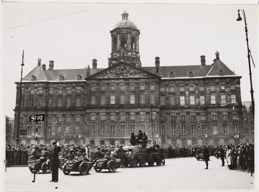 Intocht van Duitse troepen in Amsterdam 15 mei 1940