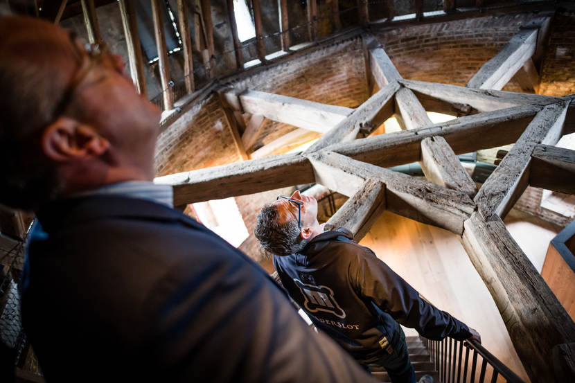 Op de voet, Muiderslot