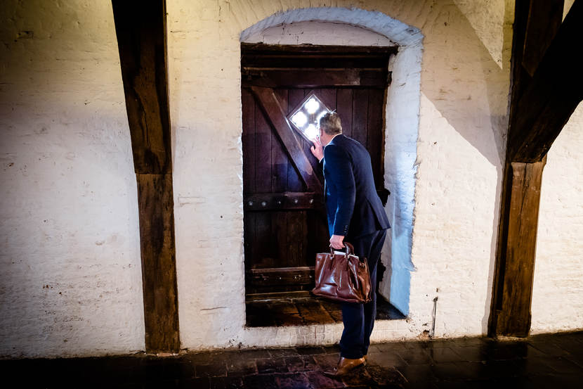Op de voet, Muiderslot