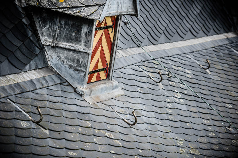 Op de voet, Muiderslot