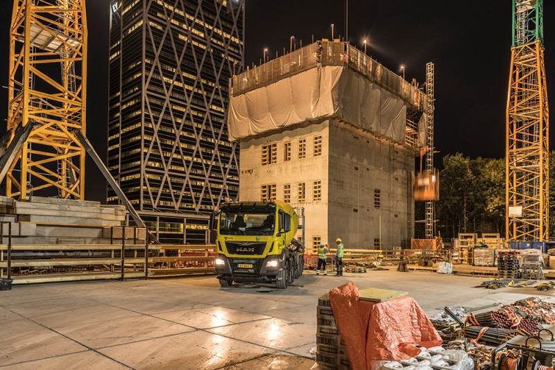 Nieuwbouw European Medicines Agency (EMA), augustus-september 2018, hoogste punt
