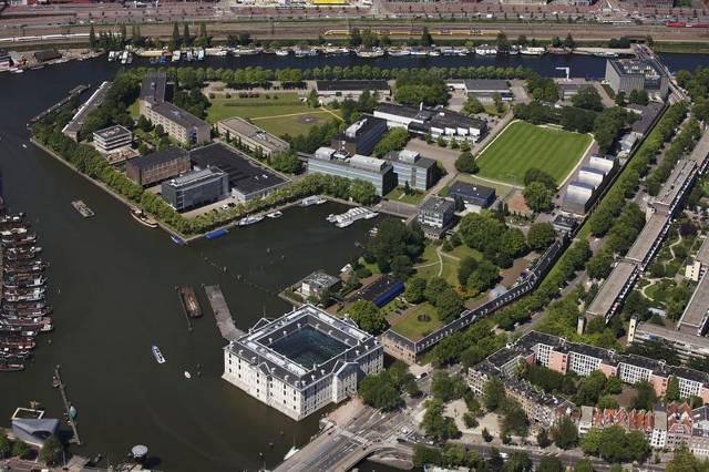 Luchtfoto Marine Etablissement Amsterdam