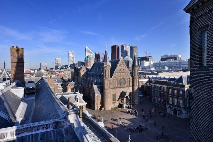 Vanaf dak Binnenhof met Ridderzaal