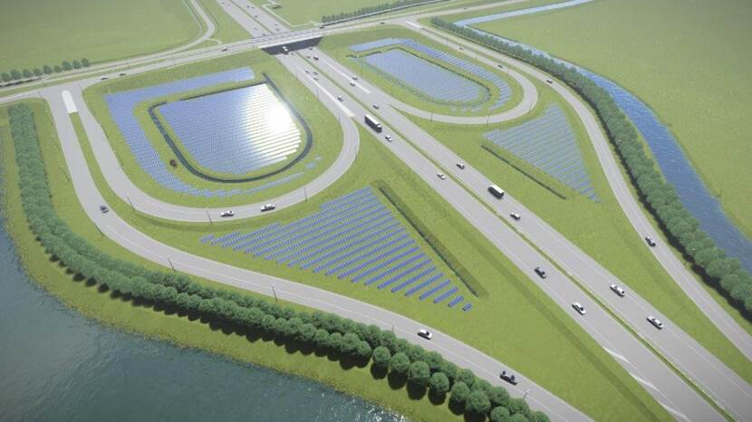 Rijksweg A7, ontwikkellocatie Zonneparken