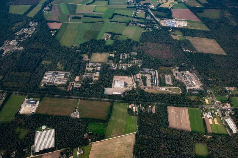 Uddel, Kamp Nieuw Milligen luchtfoto