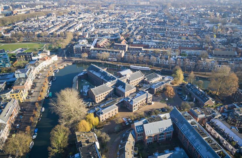 Utrecht, Wolvenplein, luchtfoto